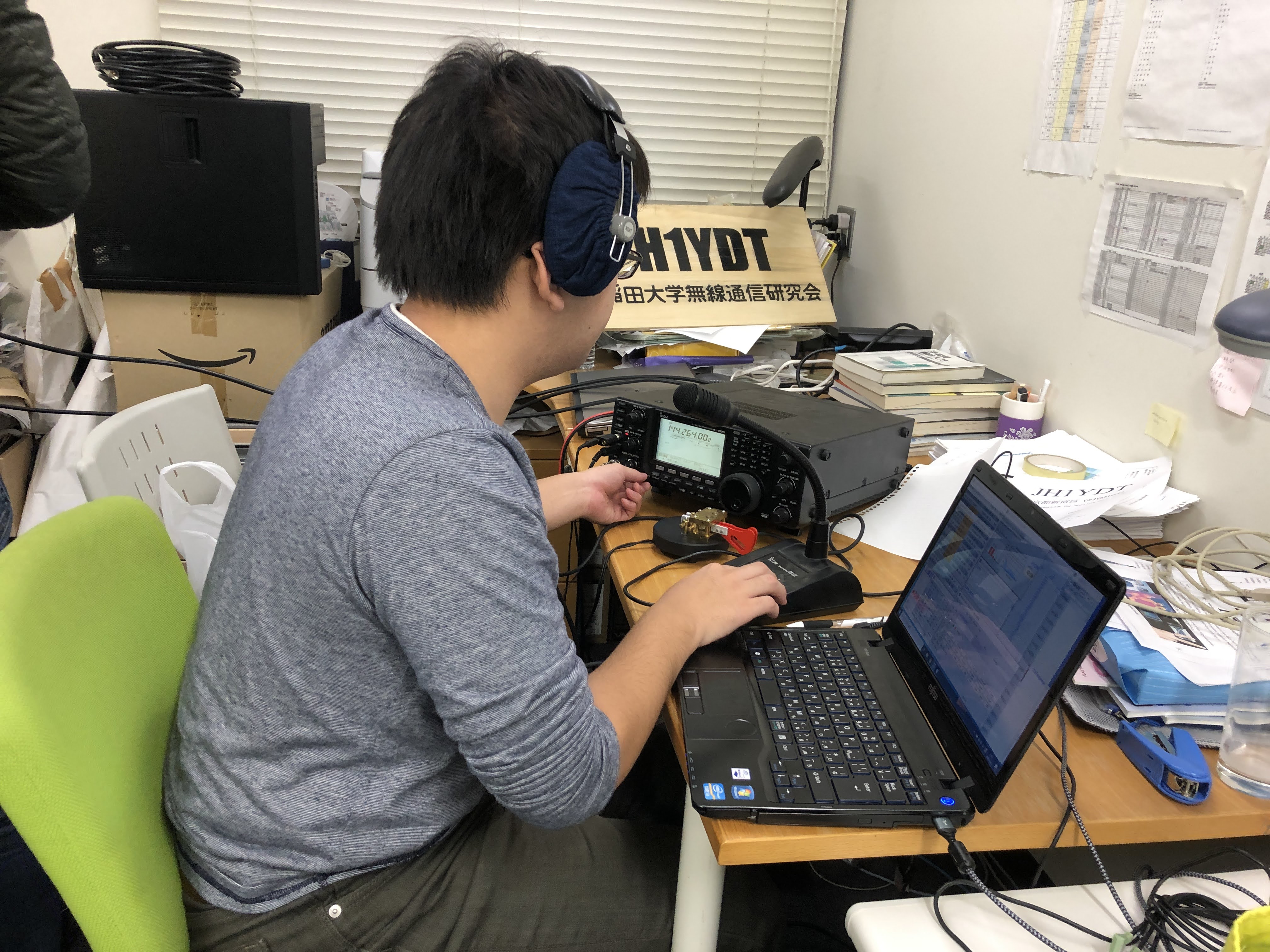 コンテスト時の運用の様子1